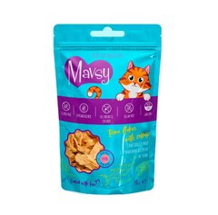 Mavsy Tuna flakes with catnip лакомство для кошек хлопья с тунцом и ароматной кошачьей мятой, 50 г