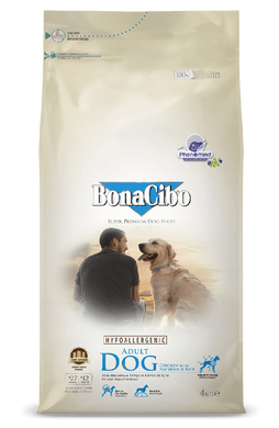 BonaCibo Dog Adult Chicken & Rice сухий корм для собак з куркою, 15 кг