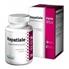 VetExpert Hepatiale Forte 550 Large Breed таблетки для улучшения функций печени, 40 шт