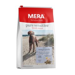 MERA Fresh Meat Hering & Kartoffel беззерновий корм для дорослих собак зі свіжим м'ясом оселедця та картоплі, 12.5 кг