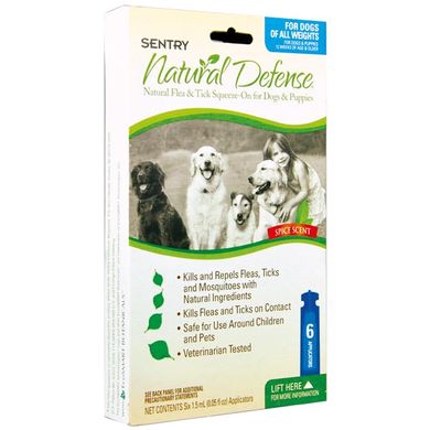 Sentry Natural Defense &#040;Сентри&#041; капли от блох и клещей для собак и щенков