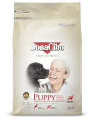 BonaCibo Puppy High Energy Chicken & Rice сухой корм для щенков и кормящих собак, 15 кг