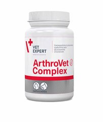 VetExpert ArthroVet HA Complex таблетки для поддержания функций суставов и хрящей, 60 шт