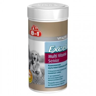 8in1 Excel Multi Vitamin Senior витаминно-минеральный комплекс для стареющих собак
