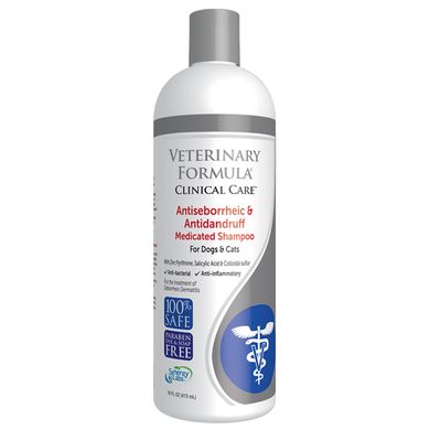 Veterinary Formula Clinical Care Antiseborrheic and Antidandruff Шампунь для собак