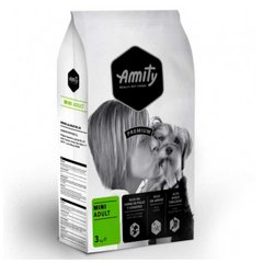 Amity Mini Adult сухой корм для собак мелких пород с курицей, 10 кг