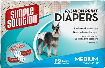 Simple Solution Fashion Disponible Diapers Medium гігієнічні підгузки для тварин, 527560