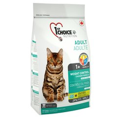 1st Choice Adult Cat Weight Control сухий корм для котів з надмірною вагою, 5.4 кг