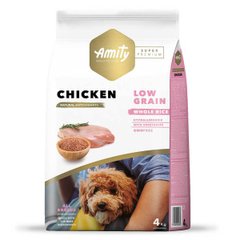 Amity Super Premium Chicken сухий корм для дорослих собак усіх порід, 4 кг