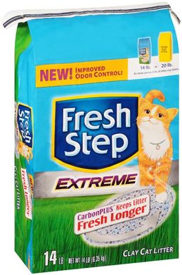 Fresh Step &#040;Фреш Степ&#041; Extreme Clay Cat Litter впитывающий наполнитель, 9308547