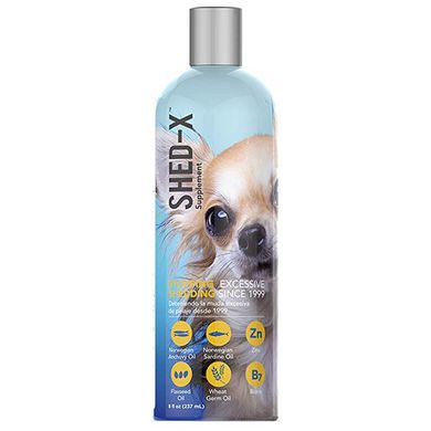 SynergyLabs Shed-X Dog добавка для шерсті собак, проти линяння