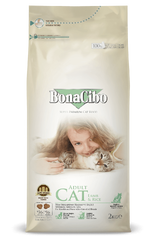 BonaCibo (Бонасибо) Cat Adult Lamb & Rice сухий корм для кішок з чутливим травленням, 2 кг