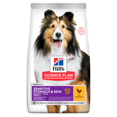 Hills (Хиллс) Sensitive Stomach & Skin сухой корм для чувствительных собак, 2.5 кг