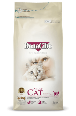 BonaCibo (Бонасибо) Cat Adult Chicken & Rice сухой корм для кошек с курицей, 2 кг