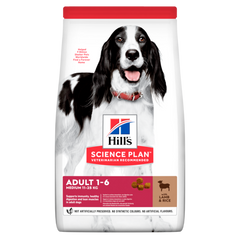 Hills (Хіллс) Adult Medium Lamb & Rice сухий корм для собак середніх порід з ягням, 2.5 кг
