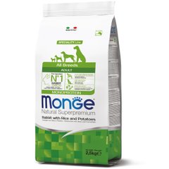 Monge (Монж) All Breed Adult Rabbit сухой корм для всех пород с кроликом, 15 кг