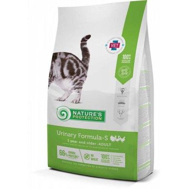 Nature's Protection Urinary Formula-S диетическое питание для взрослых кошек, 2 кг