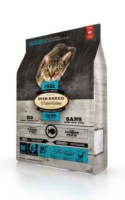 Oven-Baked Tradition Cat Grain Free Fish беззерновий корм для кішок різного віку з рибою, 1.13