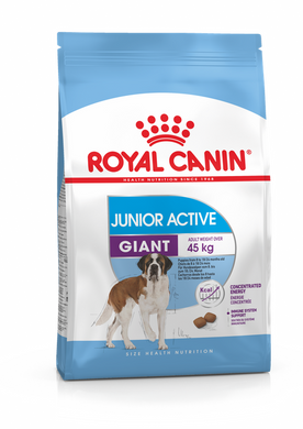 Royal Canin (Роял Канин) Giant Junior Active корм для щенков с высокими энергетическими потребностями, 15 кг