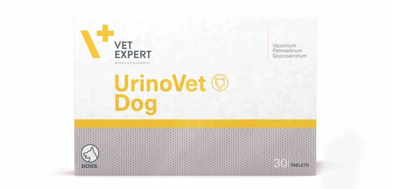 VetExpert UrinoVet Dog таблетки для здоровья мочевой системы собак, 30 шт