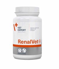 VetExpert RenalVet добавка для здоров'я нірок, 60 капс.