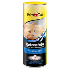 Gimpet &#040;Джимпет&#041; Katzentabs витамины с рыбой и биотином для кошек, 710 шт