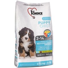 1st Choice (Фест Чойс) Puppy Medium and Large breeds сухой корм для щенков средних и крупных пород, 7 кг