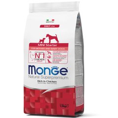 Monge Mini Starter for Mother and Baby корм для годуючих сук і цуценят дрібних порід, 1.5 кг