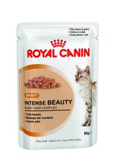 Royal Canin Intense Beauty в соусе здоровая кожа, красивая шерсть, 12 шт