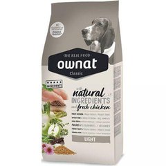 Ownat (Овнат) Classic Dog Adult Light сухой корм для взрослых с избыточным весом, 20 кг