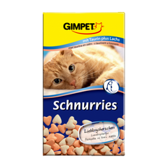 Gimpet &#040;Джимпет&#041; Schnurries витаминизированные сердечки с таурином и лососем, 650 шт