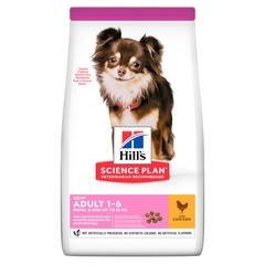 Hills (Хиллс) Adult Small & Miniature Light Chicken корм для собак малых пород, склонных к набору веса, 1.5 кг