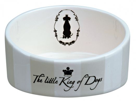 Trixie King of Dogs Ceramic Bowl миска с неровным бортом, 5050975