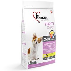 1st Choice (Фест Чойс) Puppy Toy & Small breeds сухой корм для щенков мини пород с ягненком и рыбой, 2.7 кг
