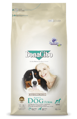 BonaCibo Dog Adult Form сухой корм с курицей для пожилых собак, 4 кг