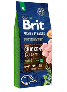 Brit Premium Adult XL сухий корм для дорослих собак гігантських порід, 3 кг