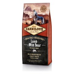 CarniLove (Карнилав) Lamb & Wild Boar for Adult Dog беззерновой корм для собак всех пород, 1.5 кг