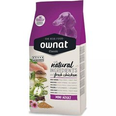 Ownat (Овант) Classic Dog Mini Adult сухий корм для дорослих собак дрібних порід, 1.5 кг