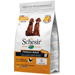 Schesir Dog Medium Adult Chicken сухий корм для собак середніх порід з куркою