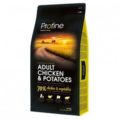 Profine (Профайн) Adult Chicken & Potatoes сухой корм для собак всех пород с курицей, 15 кг