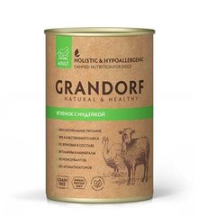 Grandorf (Грандорф) вологий корм для собак з ягням та індичкою, 400 г