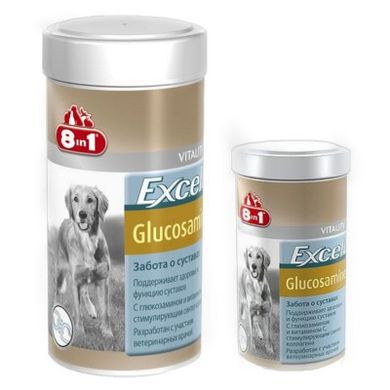 8in1 Excel Glucosamine минеральная добавка для собак с глюкозамином