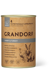 Grandorf Rabbit & Turkey вологий корм для собак з кроликом та індичкою, 400 г