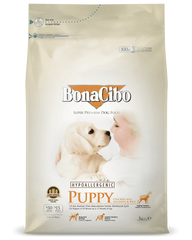 BonaCibo Puppy Chicken & Rice сухий корм для цуценят, вагітних і годуючих собак, 15 кг