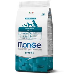 Monge (Монж) All Breed Adult Hypoallergenic сухой гипоаллергенный корм с лососем, 2.5 кг