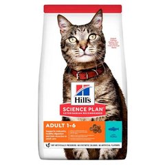 Hills (Хиллс) Adult Optimal Care сухой корм для кошек с тунцом, 3 кг