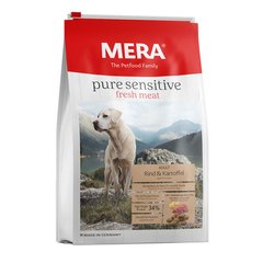 MERA Fresh Meat Rind & Kartoffel беззерновий корм для дорослих собак зі свіжим м'ясом яловичини та картоплі, 1