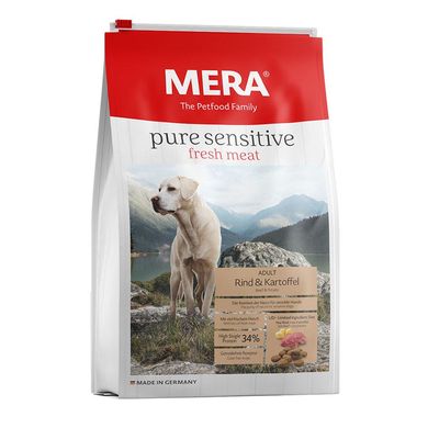 MERA Fresh Meat Rind & Kartoffel беззерновой корм для взрослых собак со свежим мясом говядины и картофеля