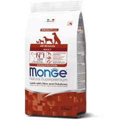Monge (Монж) All Breed Adult Lamb сухой корм для всех пород с ягненком, 2.5 кг