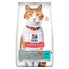 Hills (Хіллс) Young Adult Sterilised Cat сухий корм для стерилізованих кішок з тунцем, 10 кг
